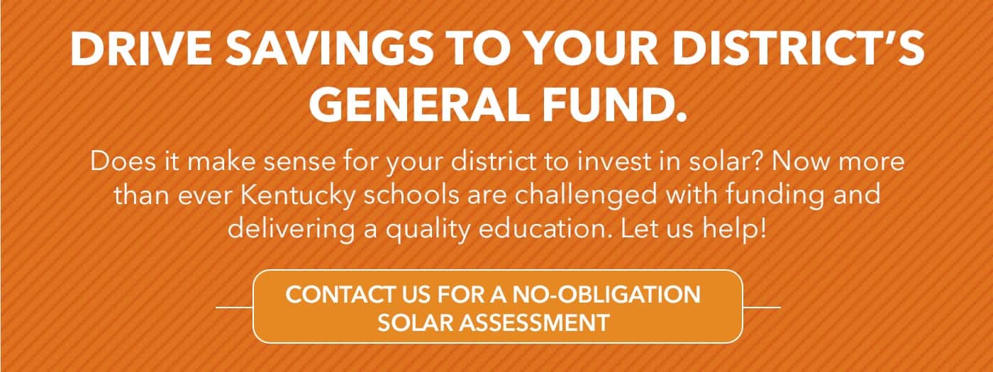 Call to action graphic asking reader to contact us for a solar assessment