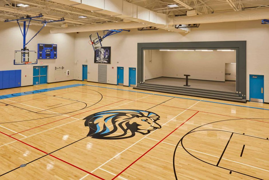 Lincoln Elementary Gym and Stage Design Build Construction