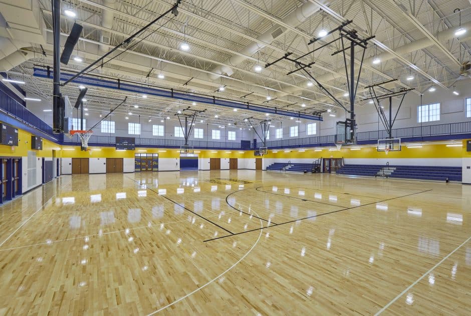 New Mooresville High School Pioneer Pavilion Gymnasium