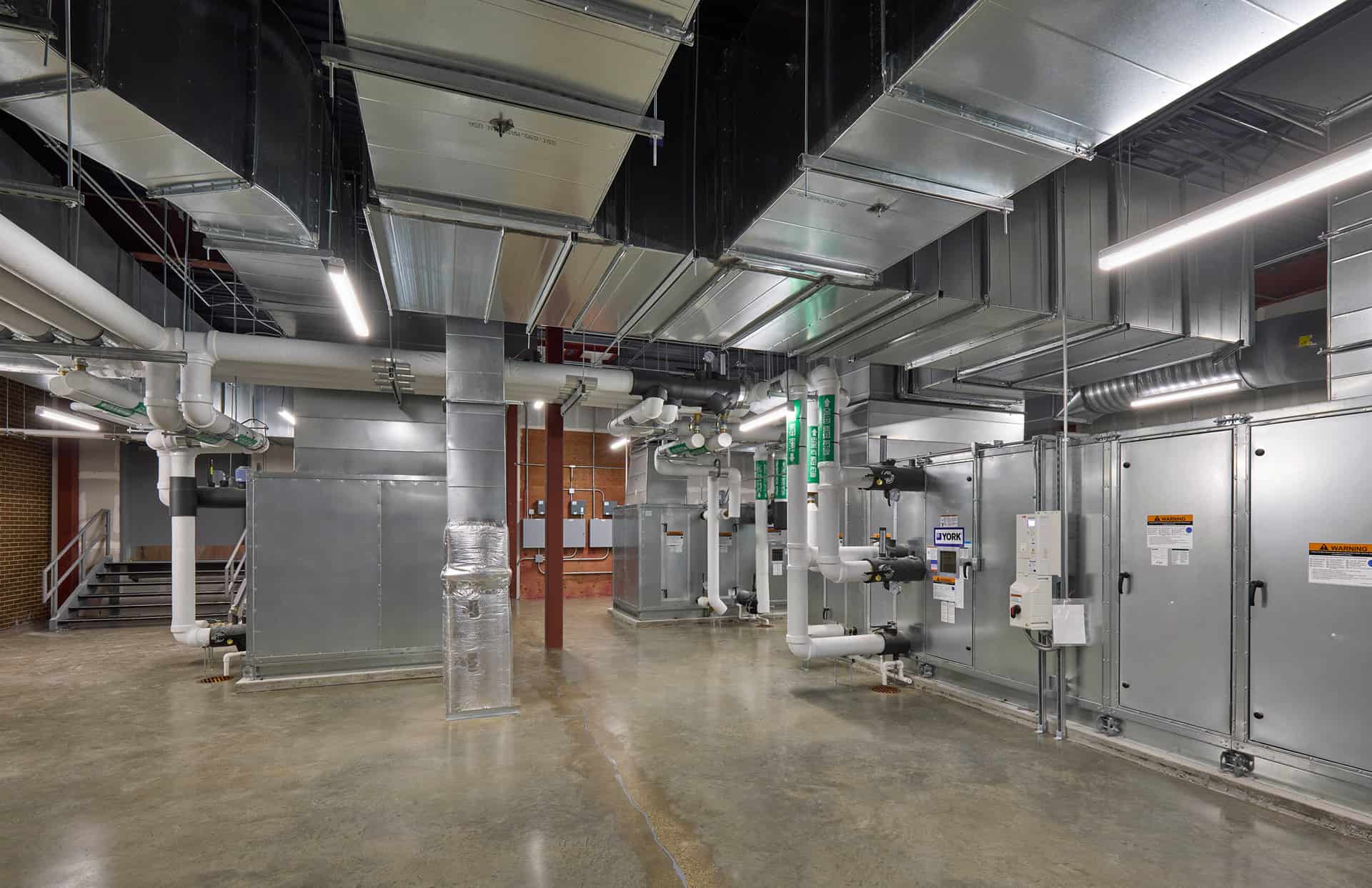 New Mooresville High School Pioneer Pavilion HVAC Equipment