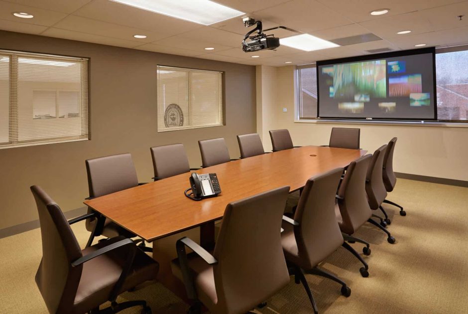 Noblesville Schools Educational Services Center board room