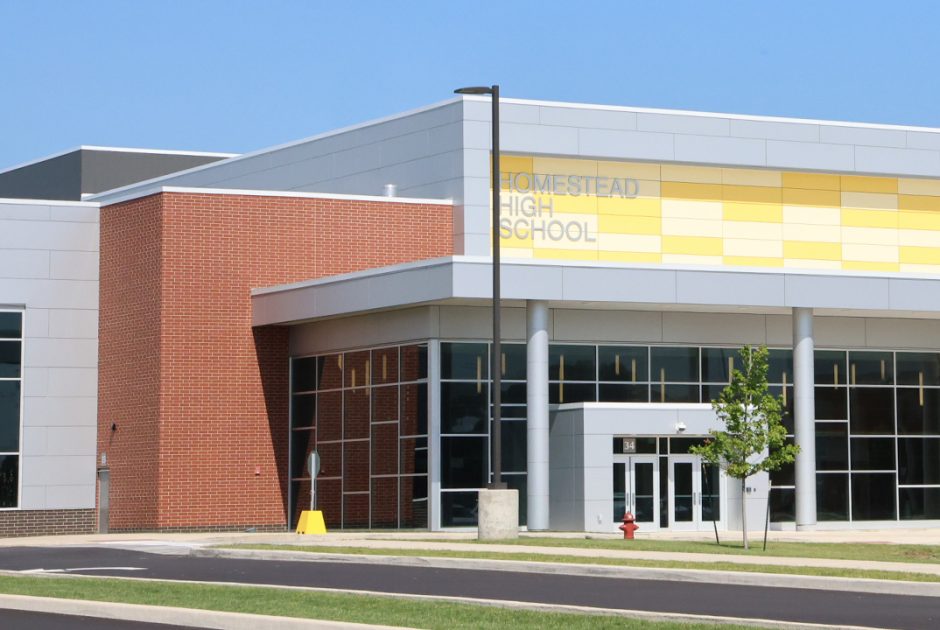 Homestead High School Exterior - Southwest Allen County Schools