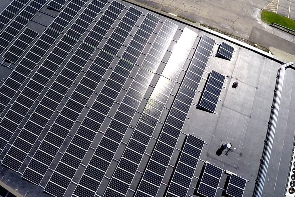 Hubert Humphrey Middle School solar array