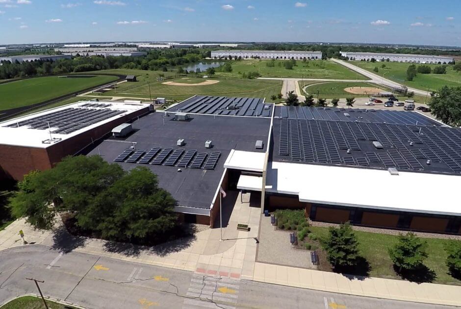 Jamie McGee Elementary School solar array