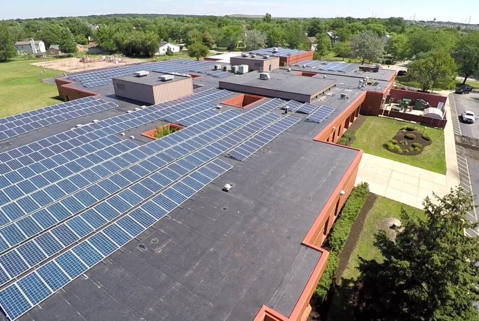 Jane Addams Middle School solar array