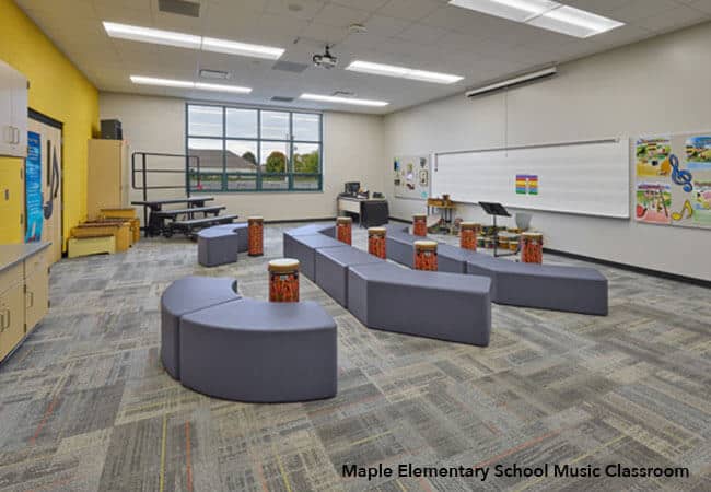 Maple Elementary School Music Classroom