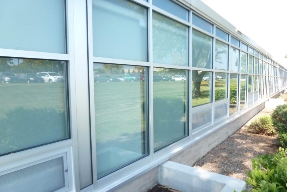 Nicolet High School high-efficiency windows