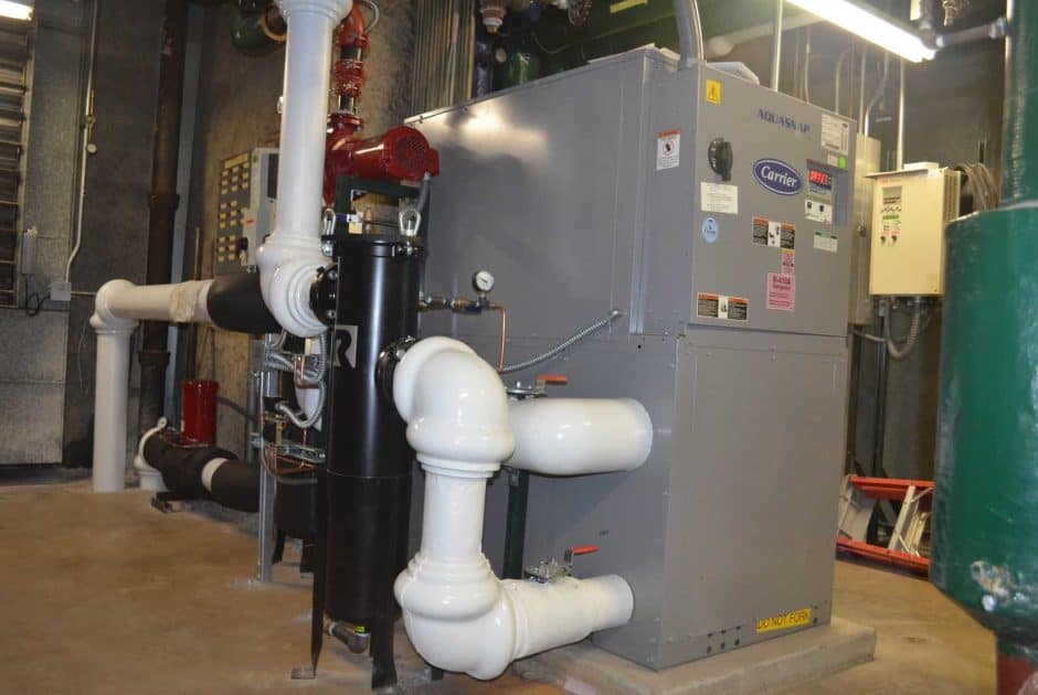 Purdue North Central new heat recovery chiller