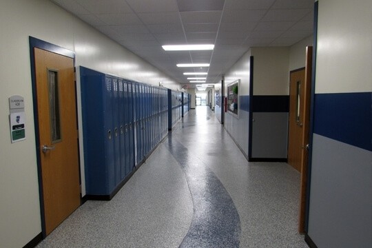 southwestern-hallway