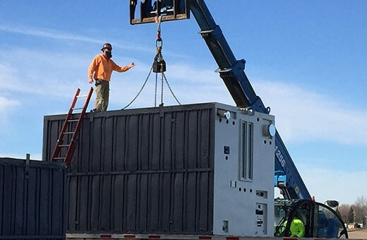 Steel Cell Delivery at Tipton County Jail