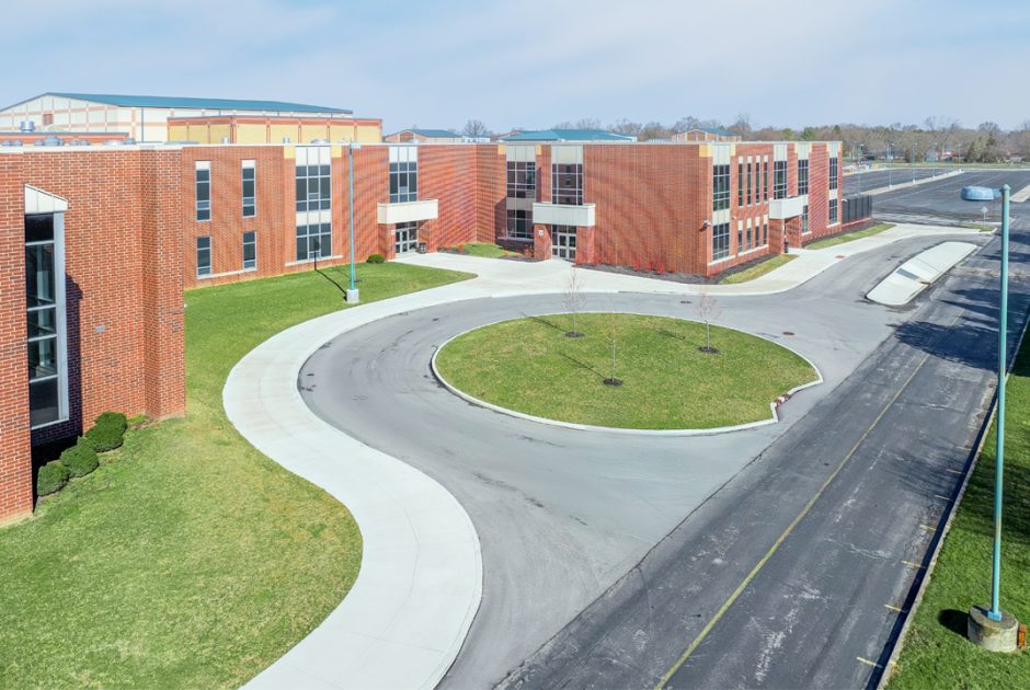Avon High School Renovation Project - OASIS Addition Exterior