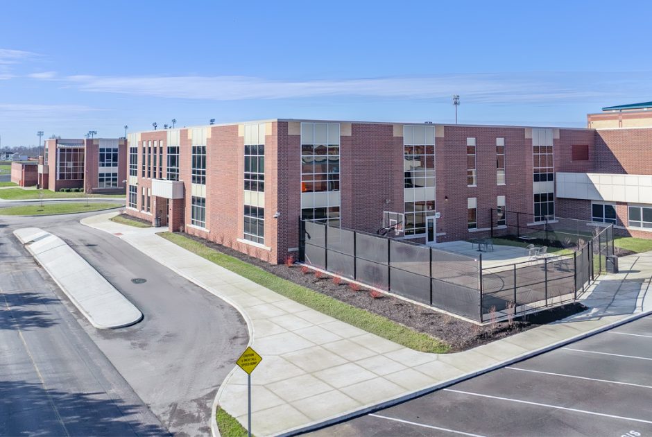Avon High School Renovation Project - OASIS Addition Exterior