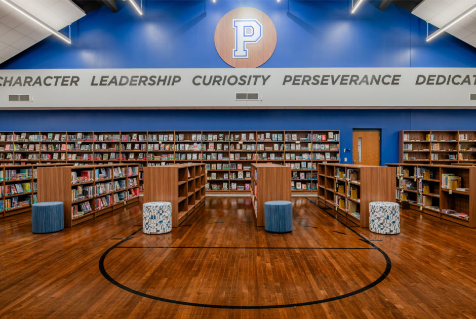 Peshtigo School District Renovated Media Center/Library