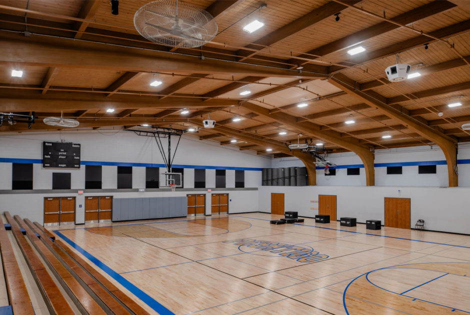 Peshtigo School District Renovated Gymnasium