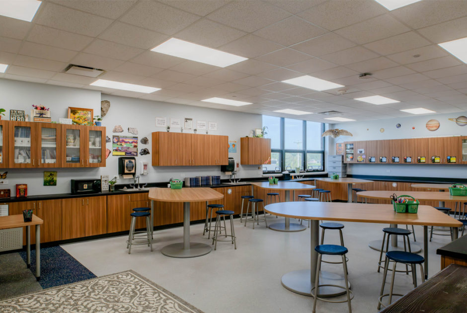 Peshtigo School District Renovated Classroom