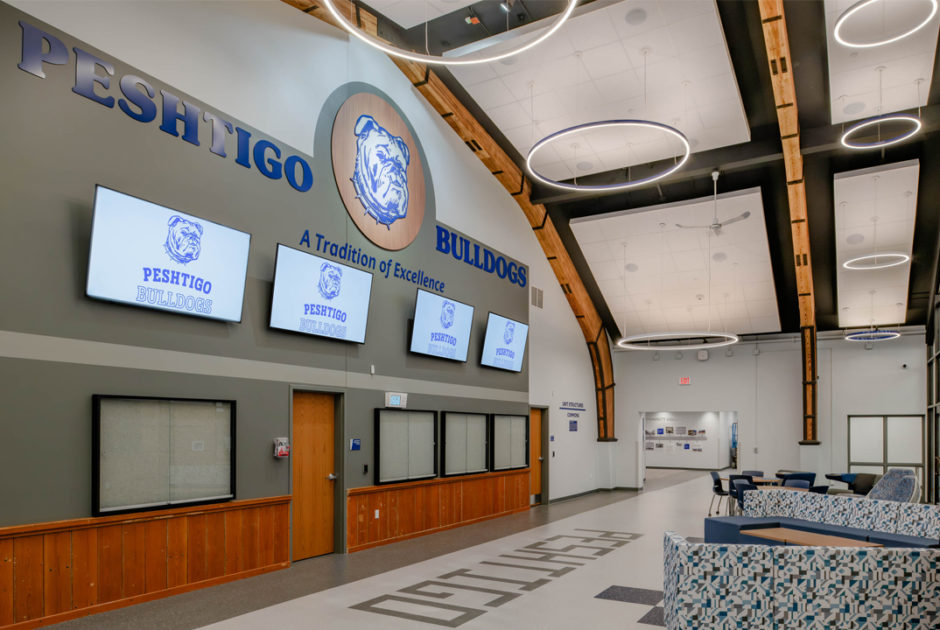 Peshtigo School District Renovated Media Center