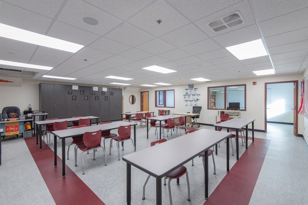 Fennimore High School Renovated Classroom