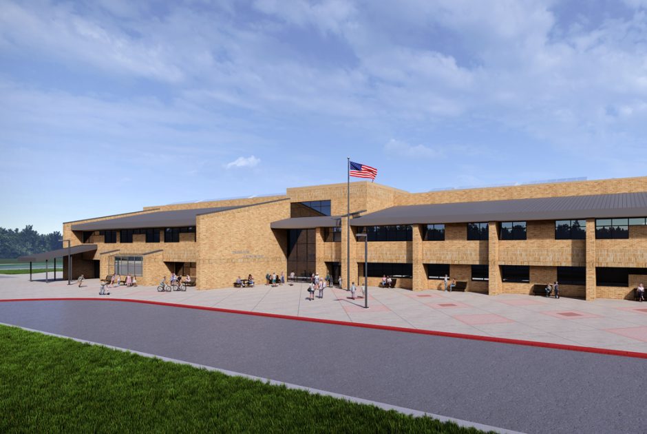 Rangely School District - Parkview Elementary School Exterior Rendering