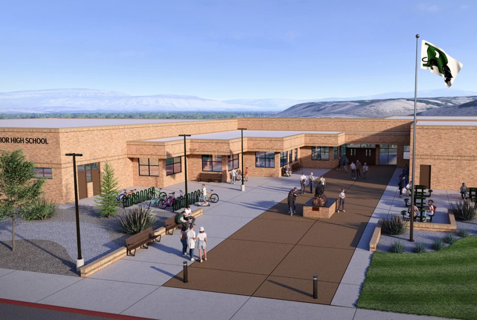 Rangely School District - Junior/Senior High School Exterior Rendering