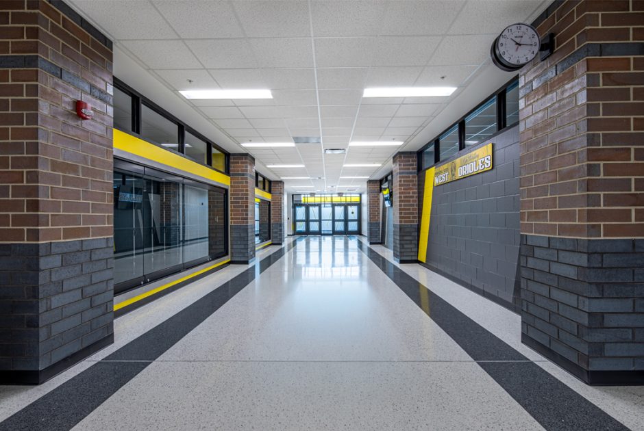 Avon Middle School Corridor