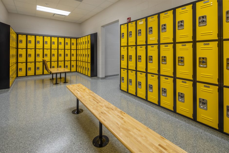 Avon Middle School Locker Room