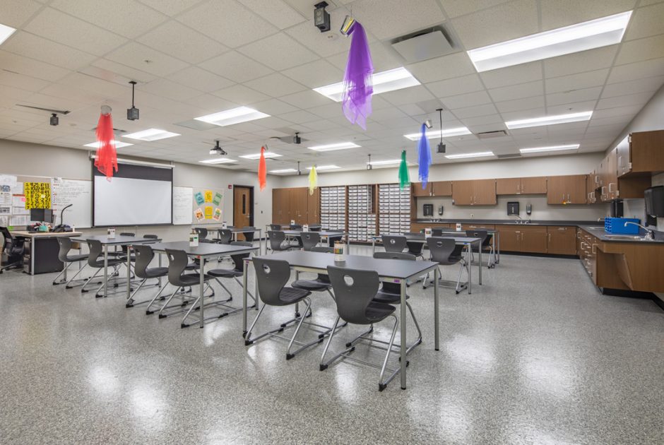 Avon Middle School West Art Room
