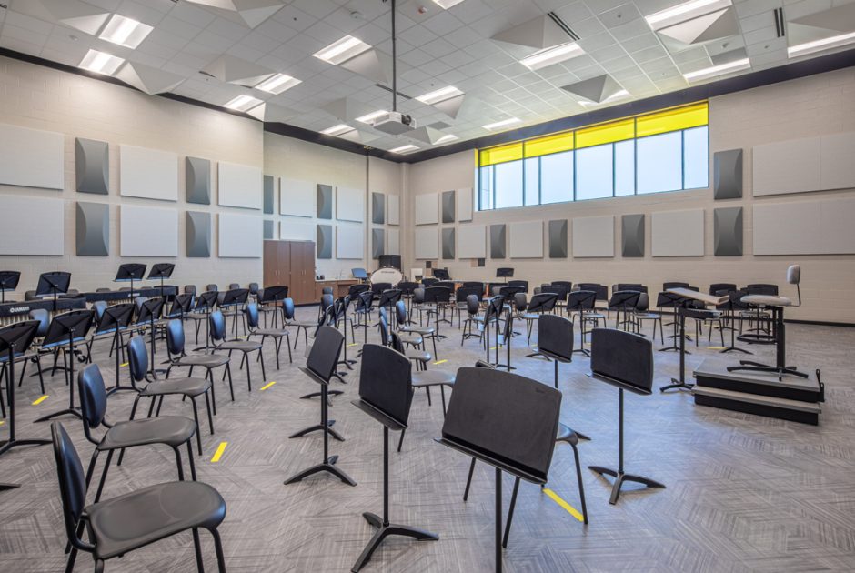 Avon Middle School West Band Room