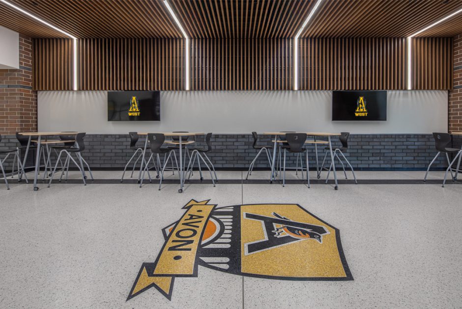 Avon Middle School West Commons Area