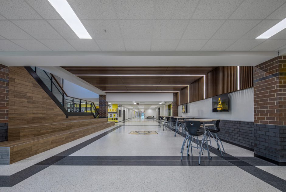 Avon Middle School West Commons Area