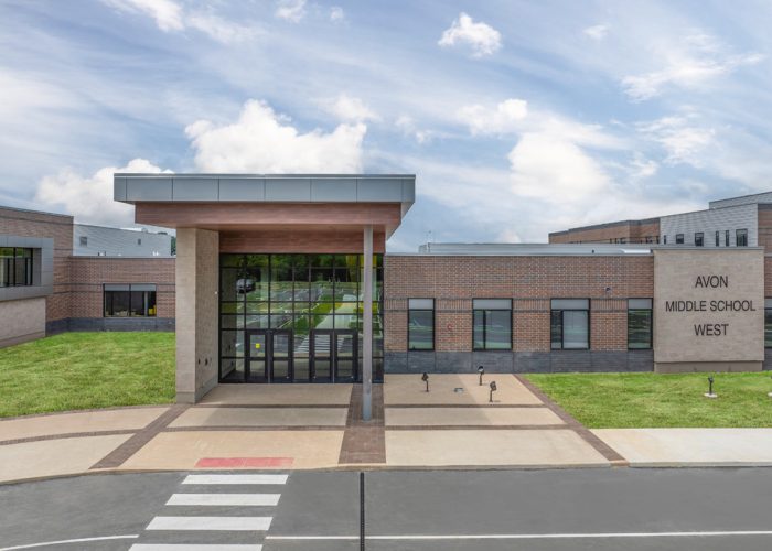 Avon Middle School West Exterior