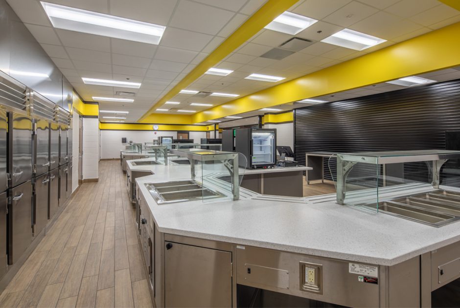 Avon Middle School West Cafeteria Serving Line