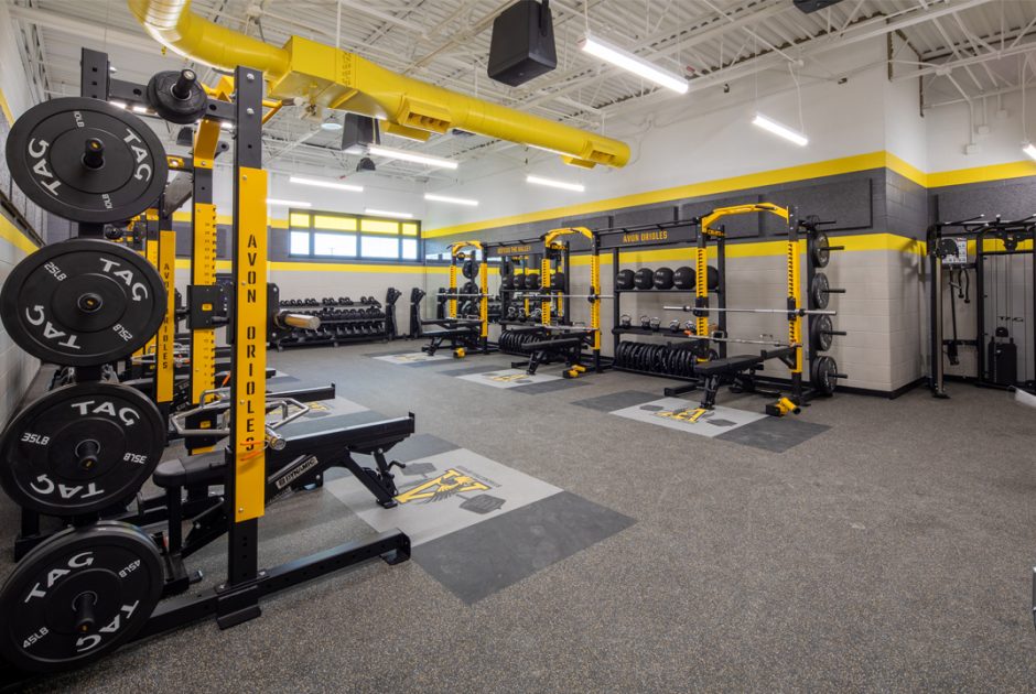 Avon Middle School West Weight Room