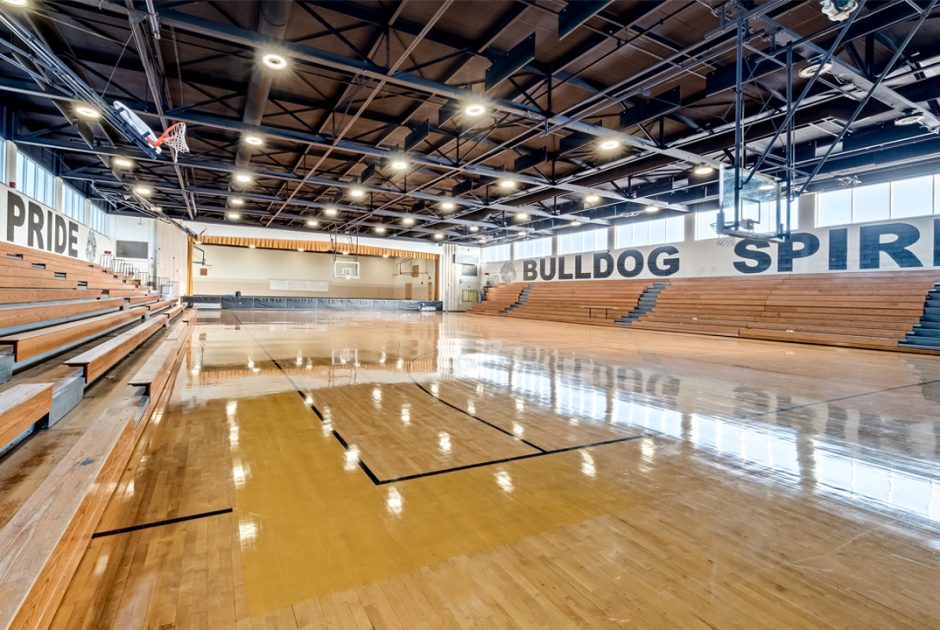 DeKalb County Schools - Lithonia Middle School New Gym Ceiling