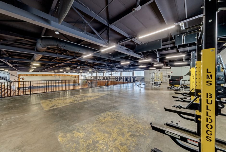 DeKalb County Schools - Lithonia Middle School New Gym Ceiling