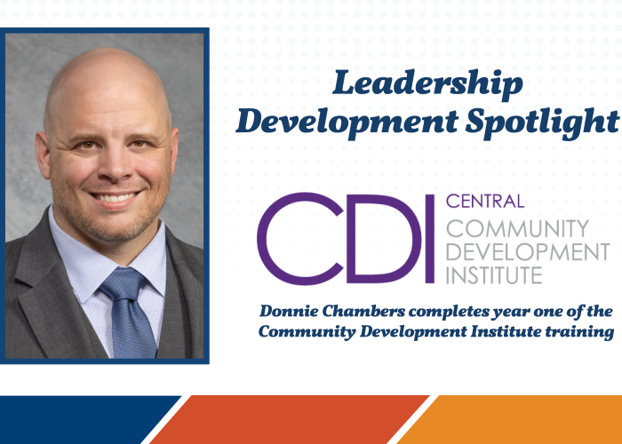Donnie Chambers completes year one of CDI's training