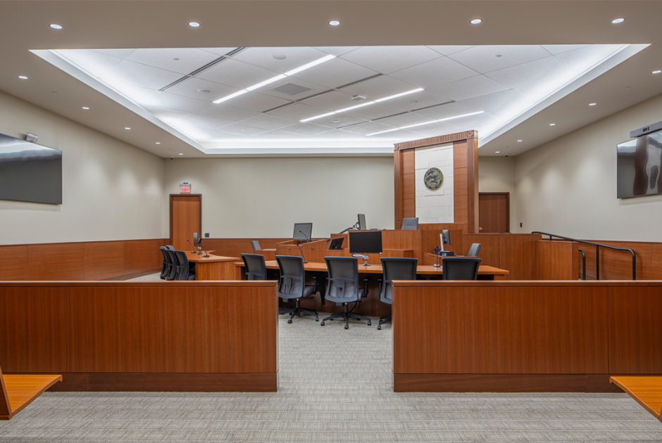 Elkhart County Courthouse Courtroom