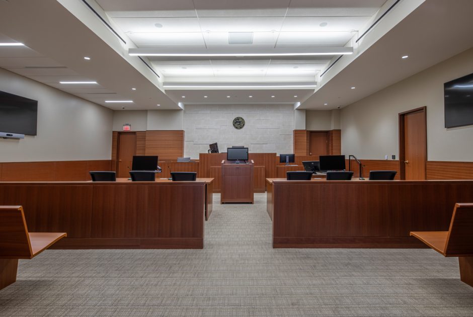 Elkhart County Courthouse Courtroom