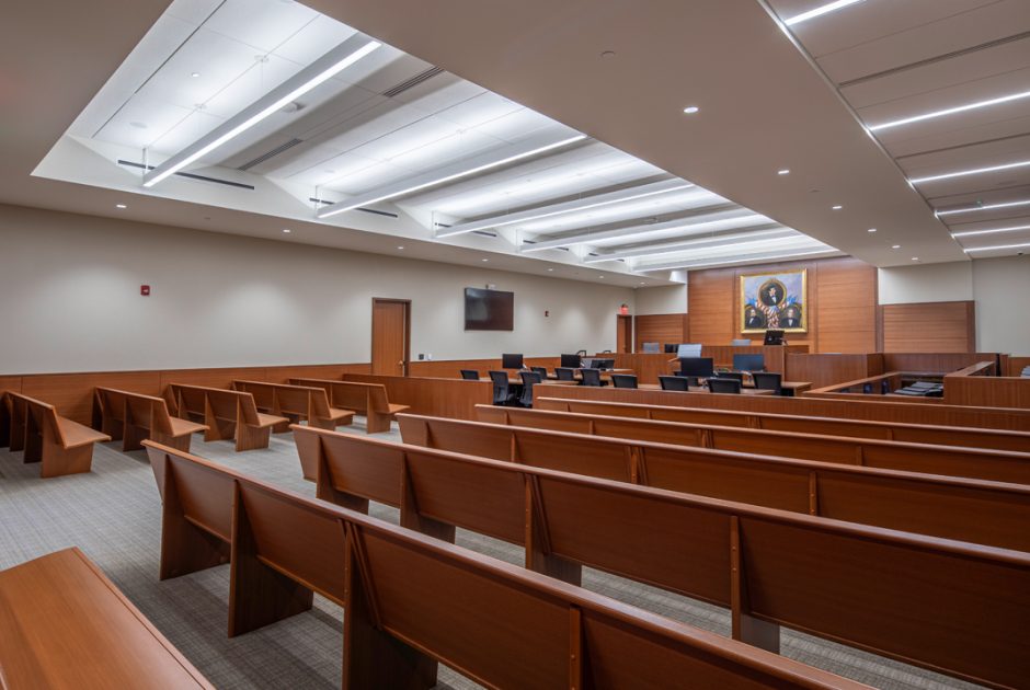 Elkhart County Courthouse Courtroom