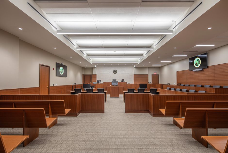 Elkhart County Courthouse Courtroom