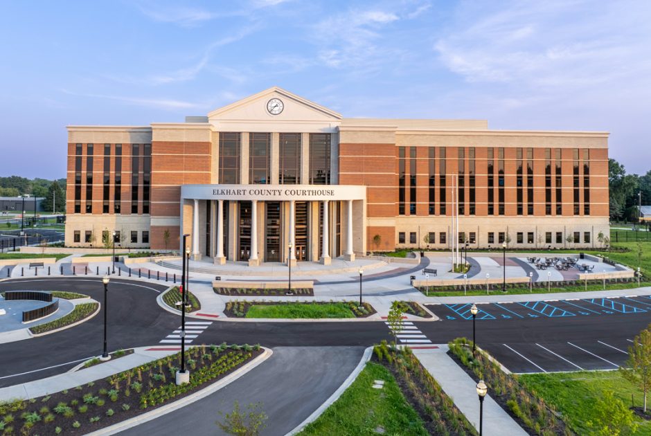 Elkhart County Courthouse Close Up Exterior