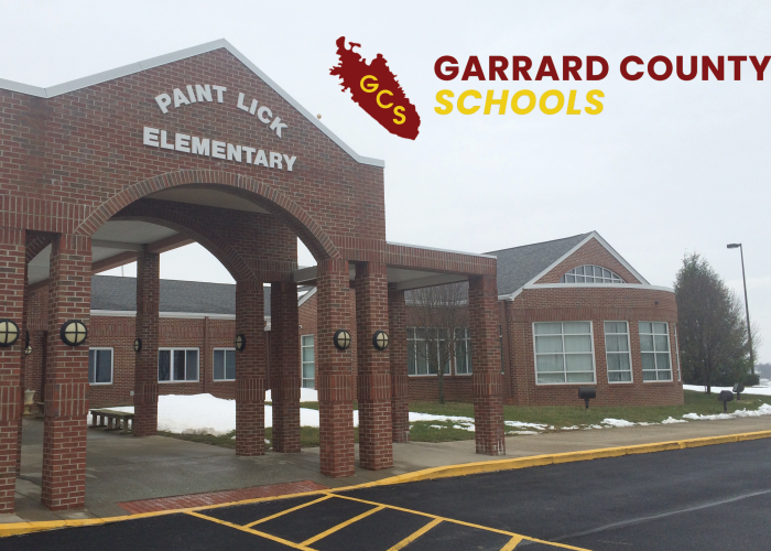 Garrard County Schools, KY building with Logo in upper corner