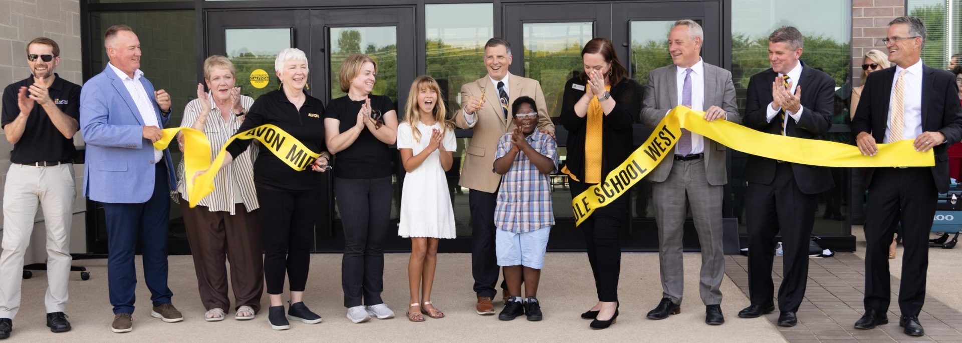 Avon Middle School West Ribbon Cutting Celebration