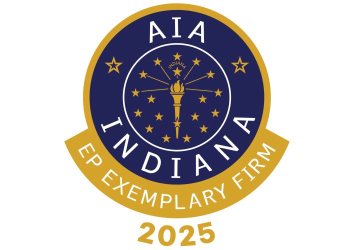 2025 AIA Indiana Emerging Professional Friendly Firm Recognition Award Logo