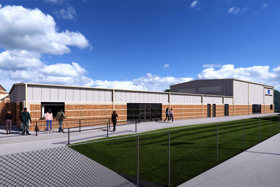 Floyd County Schools - Model High School New Athletic Facility Rendering