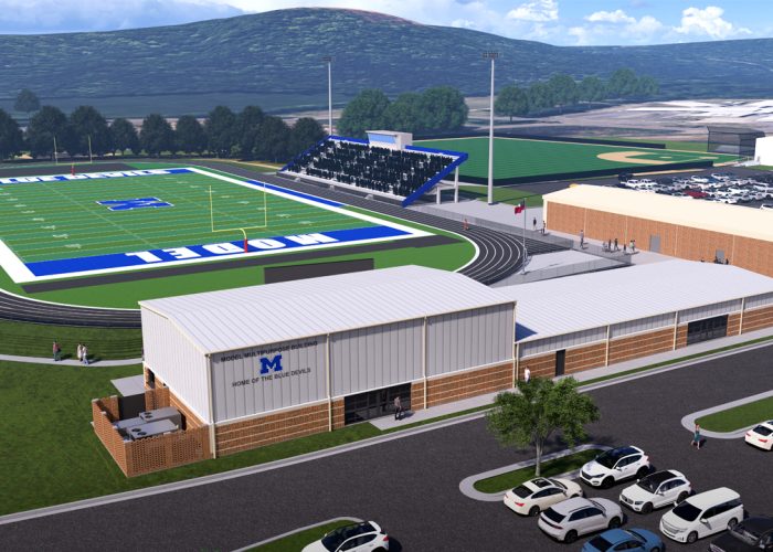 Floyd County Schools - Model High School New Athletic Facility Rendering