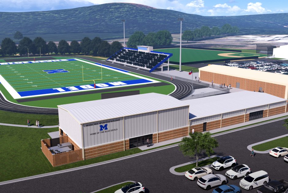 Floyd County Schools - Model High School New Athletic Facility Rendering
