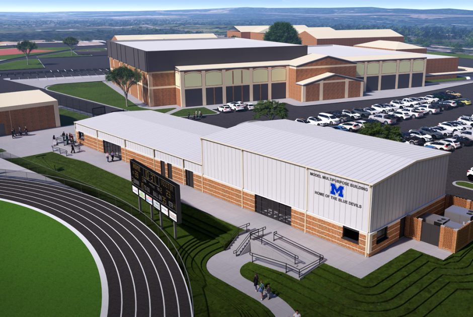 Floyd County Schools - Model High School New Athletic Facility Rendering