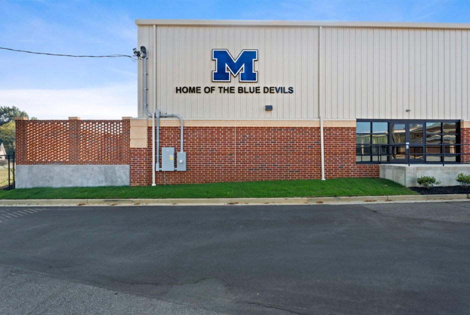 Floyd County Schools Model High School New Athletic Facility Exterior