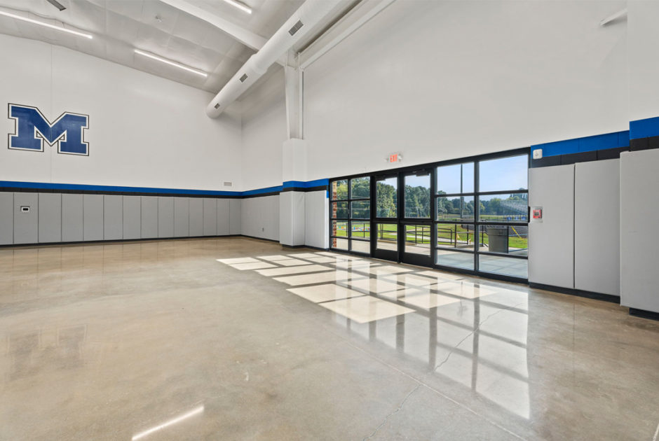 Floyd County Schools Model High School New Athletic Facility Interior