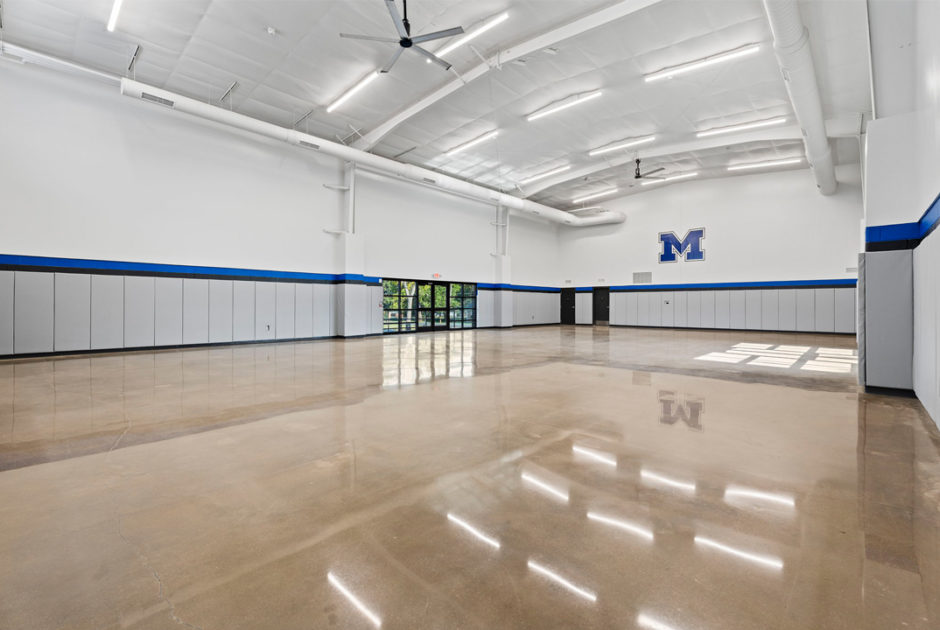 Floyd County Schools Model High School New Athletic Facility Interior